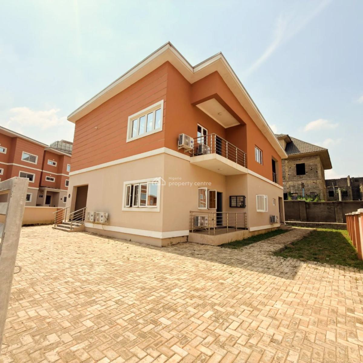 Newly Built 4-bedroom Detached Duplex with Bq, Life Camp, Abuja, Detached Duplex for Rent