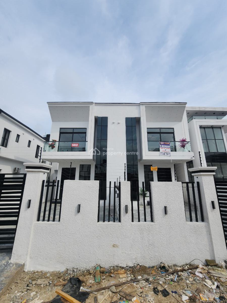 Affordable 4 Bedrooms Semi Detached Duplex in a Very Secured Estate, Ajah, Lagos, Semi-detached Duplex for Sale