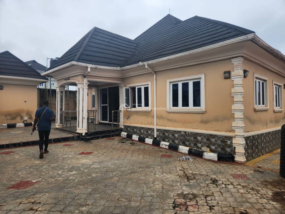 a Neat 4 Bedroom Bungalow I a Nice Estate, Harmony Estate, Elewuro, Akobo, Ibadan, Oyo, Detached Bungalow for Rent