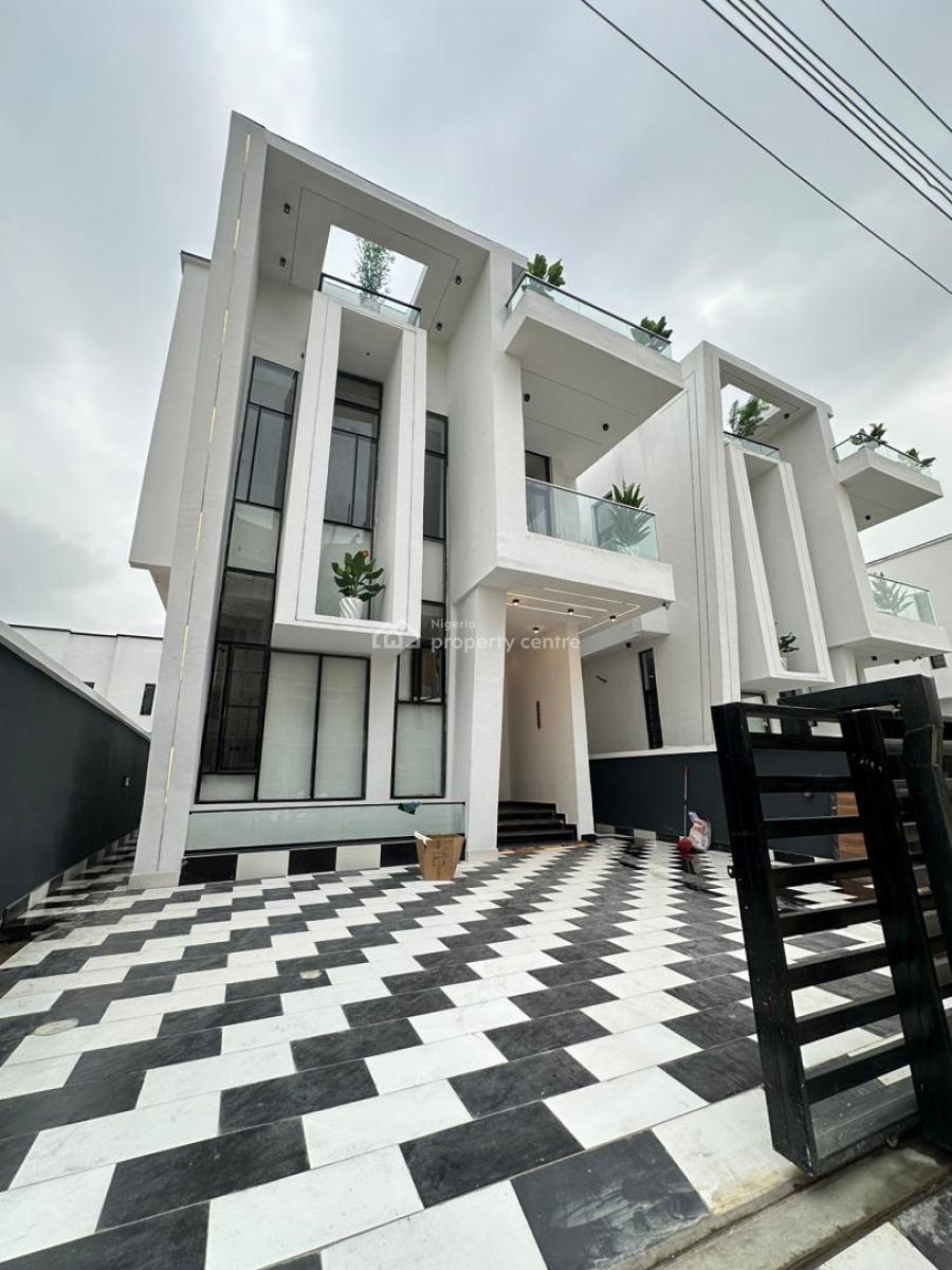 Exquisite 5 Bedroom Detached Duplex with Bq & Pool, Chevron, Lekki, Lagos, Detached Duplex for Sale