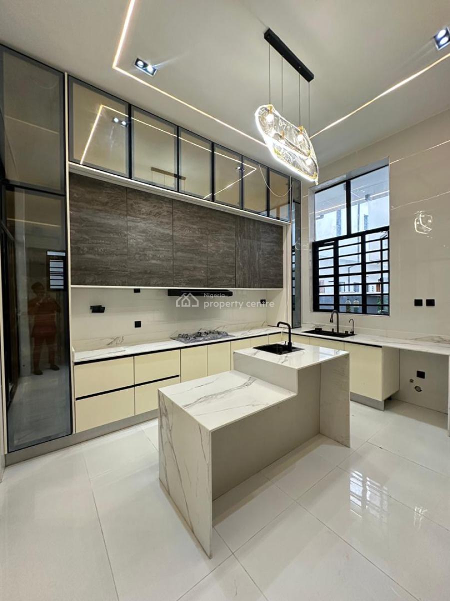 Exquisite 5 Bedroom Detached Duplex with Bq & Pool, Chevron, Lekki, Lagos, Detached Duplex for Sale