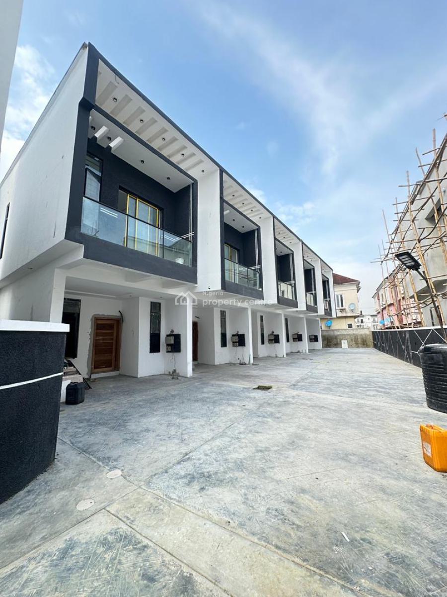 Luxurious 3 Bedroom Terrace Duplex with Bq, Chevron, Lekki, Lagos, Terraced Duplex for Sale