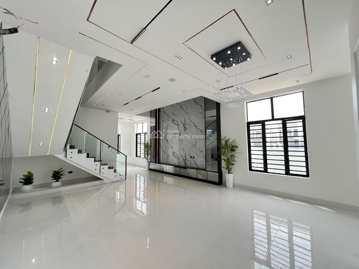 Contemporary 5 Bedroom Fully Detached Duplex, Chevron Tollgate, Lekki, Lagos, Detached Duplex for Sale