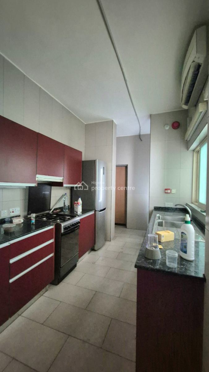 Well Maintained and Partially Furnished 3 Bedroom Flat & Bq, Gym, Off Sobo Arobiodun Street, Ikeja Gra, Ikeja, Lagos, Flat / Apartment for Rent