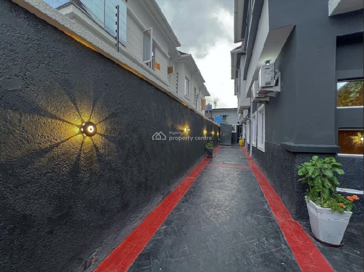 Semi-detached 4 Bedroom Duplex Self Compound, 1b Ogun Street, Off Mercy Eneli Street By Alh Masha Road., Surulere, Lagos, Semi-detached Duplex Short Let