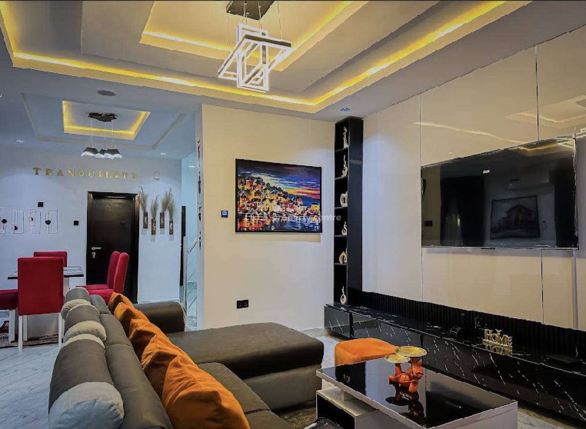 Semi-detached 4 Bedroom Duplex Self Compound, 1b Ogun Street, Off Mercy Eneli Street By Alh Masha Road., Surulere, Lagos, Semi-detached Duplex Short Let