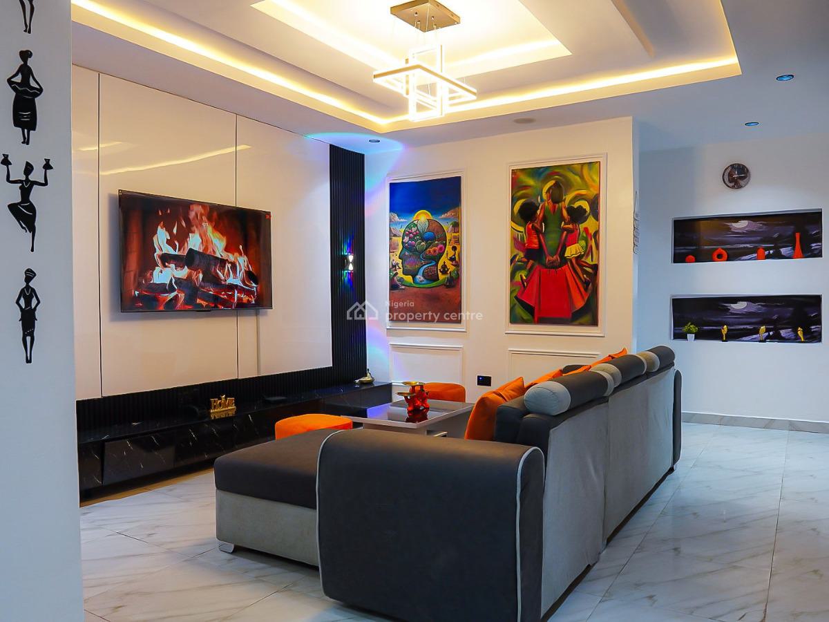 Semi-detached 4 Bedroom Duplex Self Compound, Ogun Street, Surulere, Lagos, Semi-detached Duplex Short Let