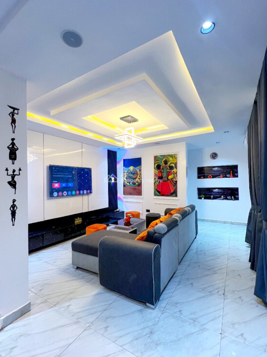 Semi-detached 4 Bedroom Duplex Self Compound, Ogun Street, Surulere, Lagos, Semi-detached Duplex Short Let