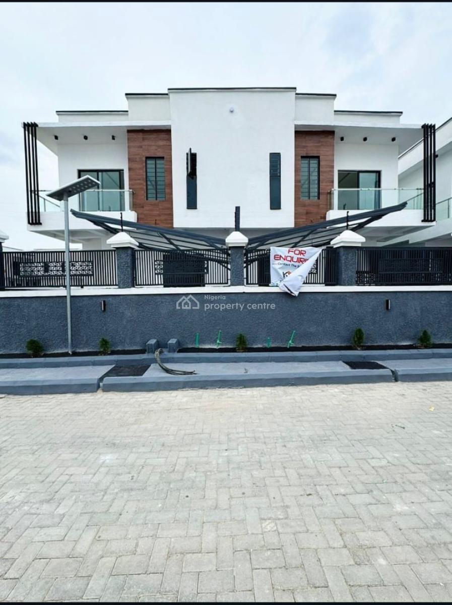 Nice 4 Bedroom Semi Detached Duplex with a Bq, Orchid Road Chevron Tollgate Lekki, Lekki, Lagos, Semi-detached Duplex for Sale