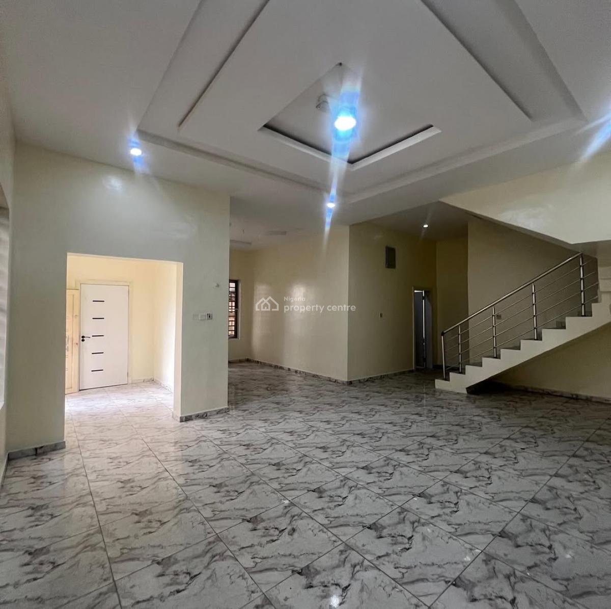 Self Serviced 4 Bedrooms Semi Detached Duplex with a Room Bq, White Oak Estate, Ologolo, Lekki, Lagos, Semi-detached Duplex for Rent