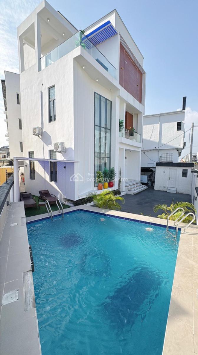 Luxury 5 Bedroom Duplex with Pool and Cinema, Ikate, Lekki, Lagos, Flat / Apartment Short Let