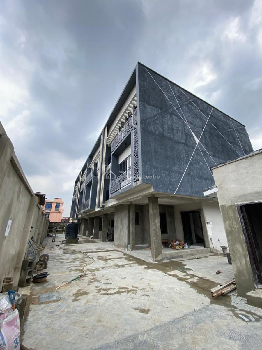 Elegantly Built 4 Bedroom Terrace Duplex Plus Bq in an Estate, Ogba, Ikeja, Lagos, Terraced Duplex for Sale