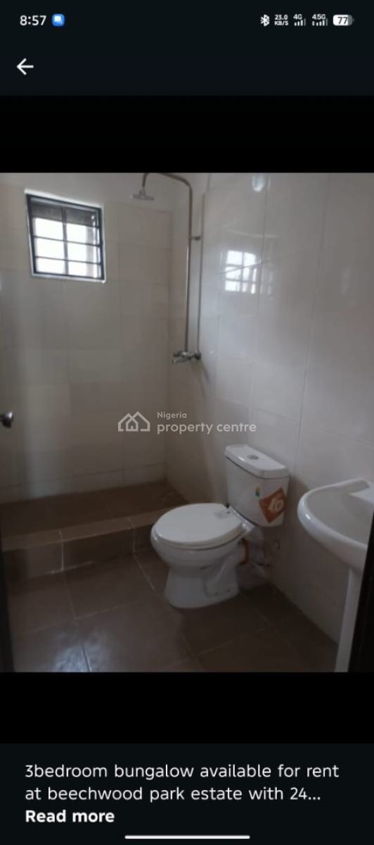 3 Bed Bungalow in a Serene Estate, Beechwood Park Estate, Lakowe, Ibeju Lekki, Lagos, Semi-detached Bungalow for Rent