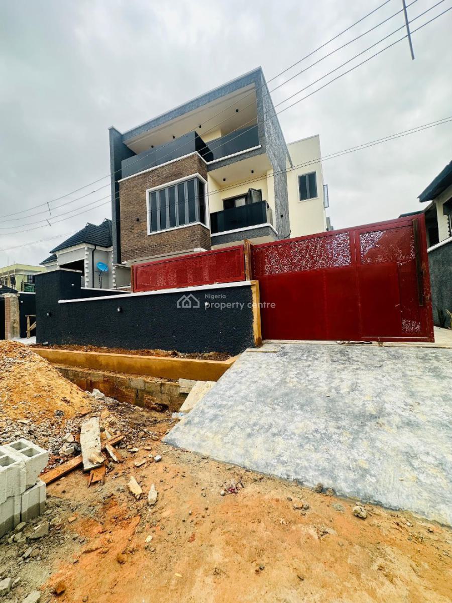 Alluring 5 Bedroom Fully Detached Duplex Plus Cinema & Bq., Contemporary Detailed Home with Cinema, Bq in an Estate, Adeniyi Jones, Ikeja, Lagos, Detached Duplex for Sale