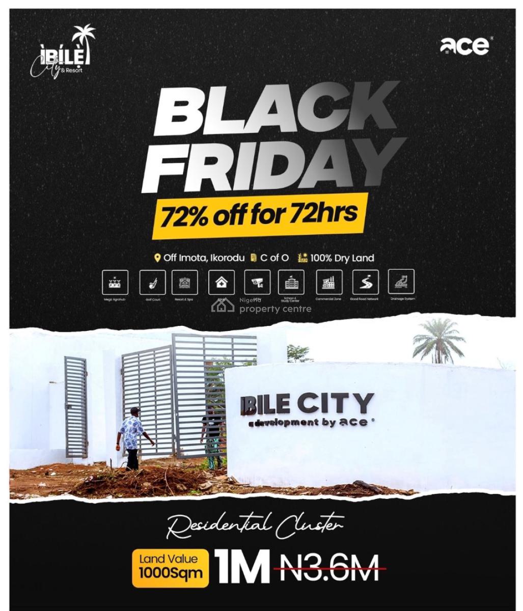 Black Friday Discount Offer, Ibile City and Resort, Imota, Ikorodu, Lagos, Mixed-use Land for Sale