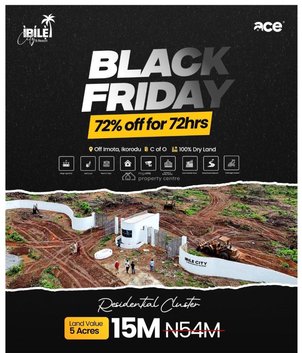 Black Friday Discount Offer, Ibile City and Resort, Imota, Ikorodu, Lagos, Mixed-use Land for Sale