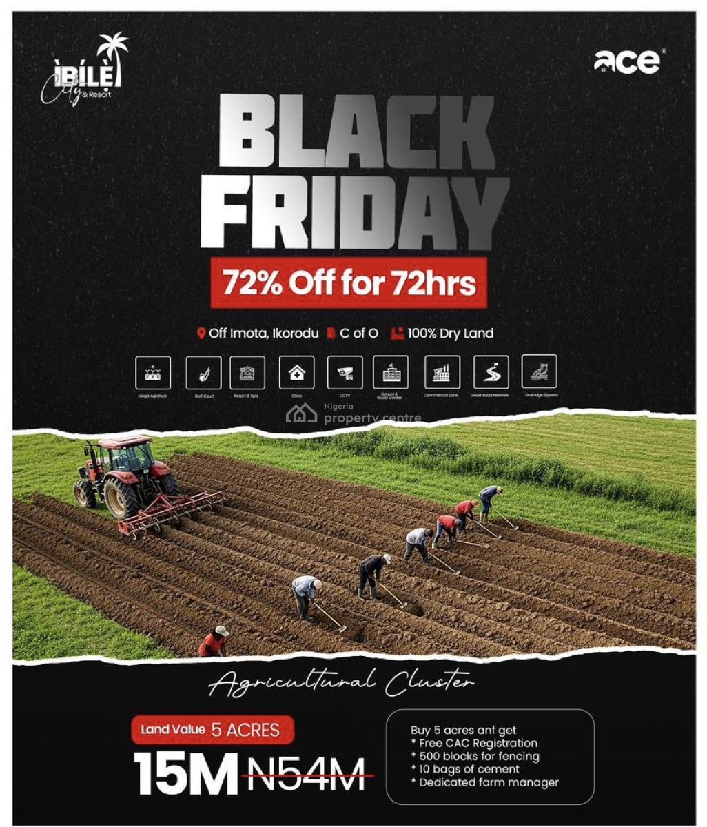 Black Friday Discount Offer, Ibile City and Resort, Imota, Ikorodu, Lagos, Mixed-use Land for Sale