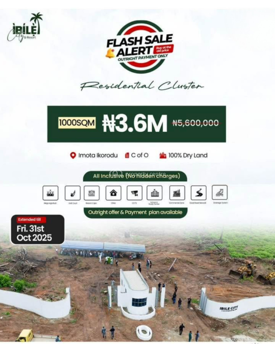 Affordable C of O Land, , Ibile City and Resort, Imota, Ikorodu, Lagos, Mixed-use Land for Sale