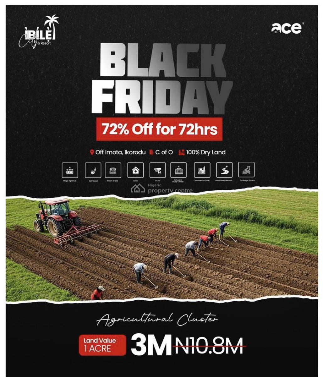 Affordable C of O Land, Ibile City and Resort Black Friday Promo, , Ibile City and Resort, Imota, Ikorodu, Lagos, Mixed-use Land for Sale