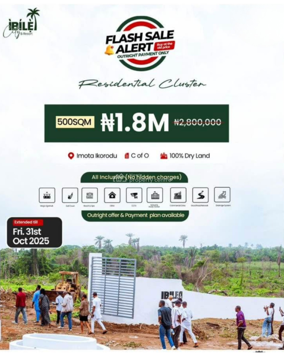 Affordable C of O Land, Black Friday Promo, Ibile City and Resort, Imota, Ikorodu, Lagos, Mixed-use Land for Sale