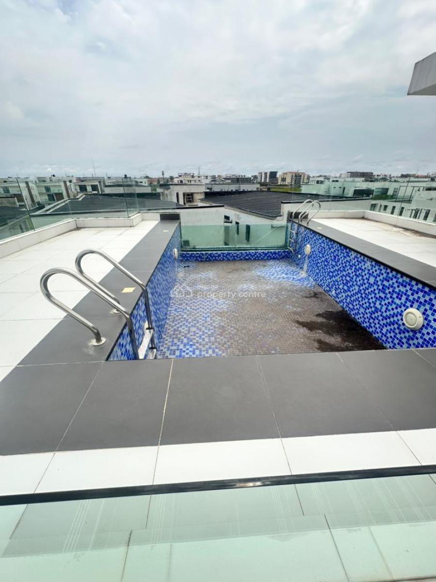 Exquisite Detailed and Well Finishing 5 Bedroom Terrace Penthouse, Ikate, Lekki, Lagos, House for Sale