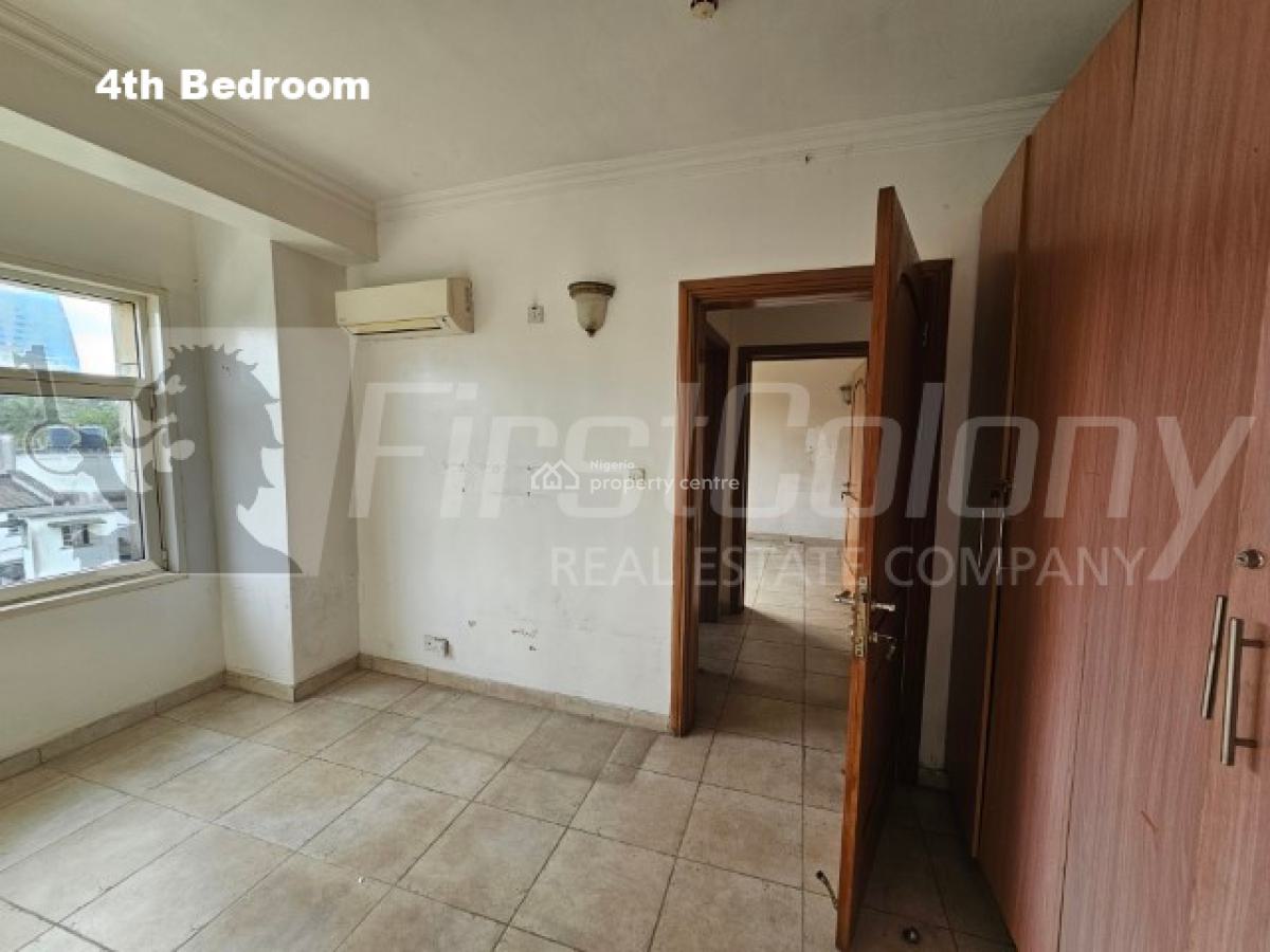 Spacious 4 Bedroom Apartment (fully Serviced), Old Ikoyi, Ikoyi, Lagos, Flat / Apartment for Rent