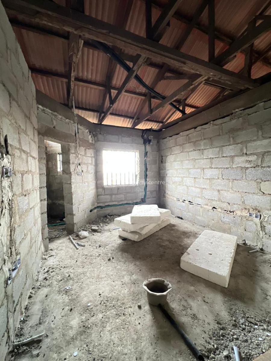 Carcass 2 Bedroom Apartment in a Well Secured Estate, Fully Serviced Apartment with Elevator in a Call to Access Estate, Adeniyi Jones, Ikeja, Lagos, Flat / Apartment for Sale