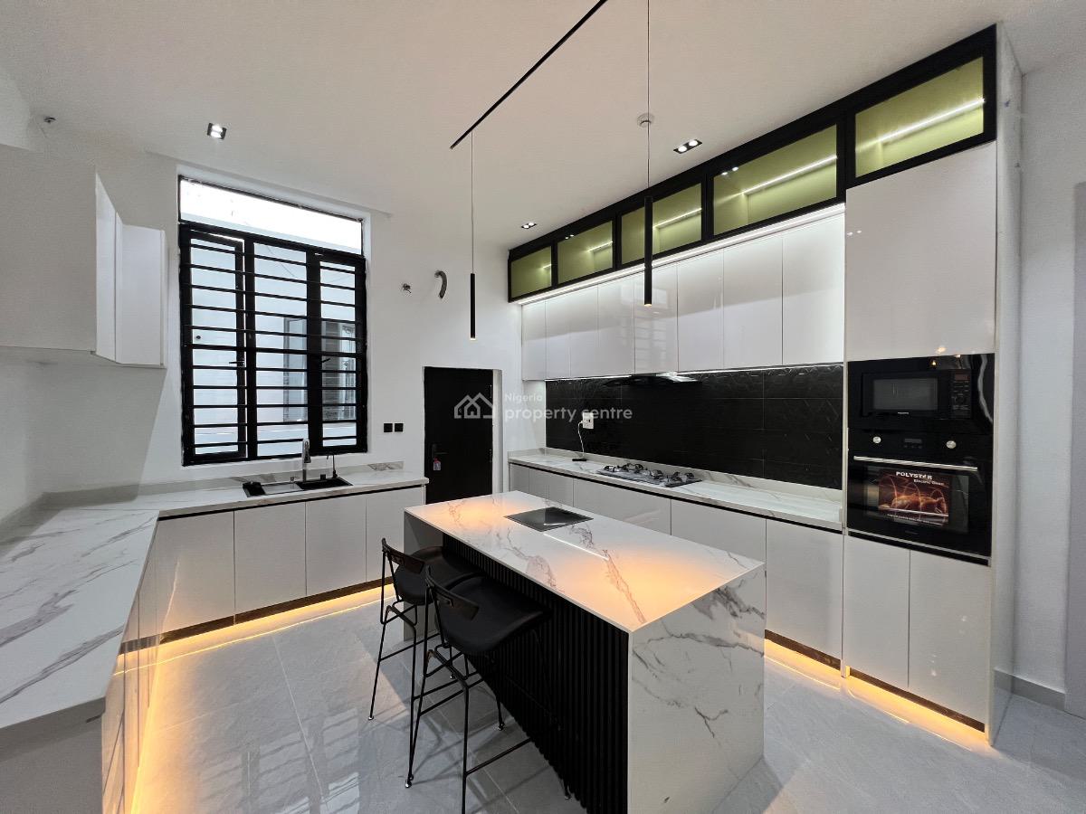 Elegant 5 Bedroom Contemporary Detached Duplex, Chevron Tollgate, Lekki, Lagos, Detached Duplex for Sale