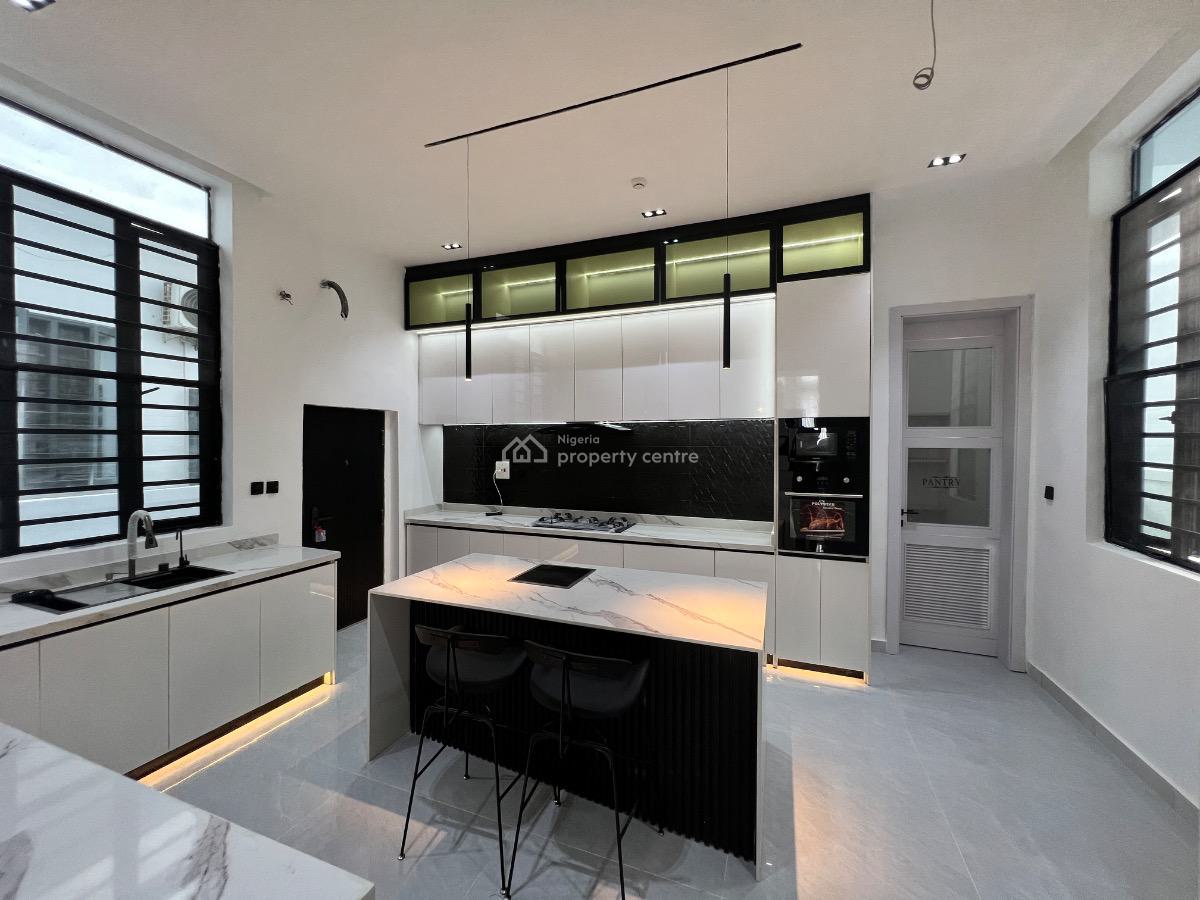 Elegant 5 Bedroom Contemporary Detached Duplex, Chevron Tollgate, Lekki, Lagos, Detached Duplex for Sale