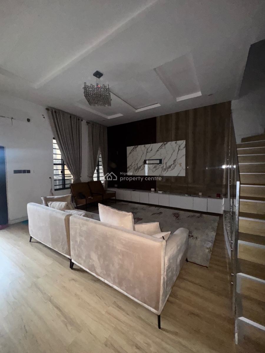 24 Hours Light Luxurious Sweet 4 Bedroom Duplex Semi Detached with Bq, Orchid Road  Lekki, Lekki, Lagos, Semi-detached Duplex for Rent