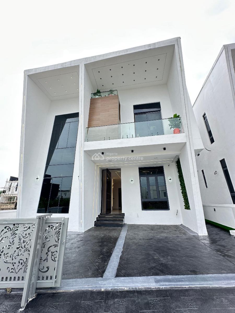 Spacious 5 Bedroom Fully Detached Duplex with Bq and Swimming Pool, 2nd Toll Gate, Lekki, Lagos, Detached Duplex for Sale