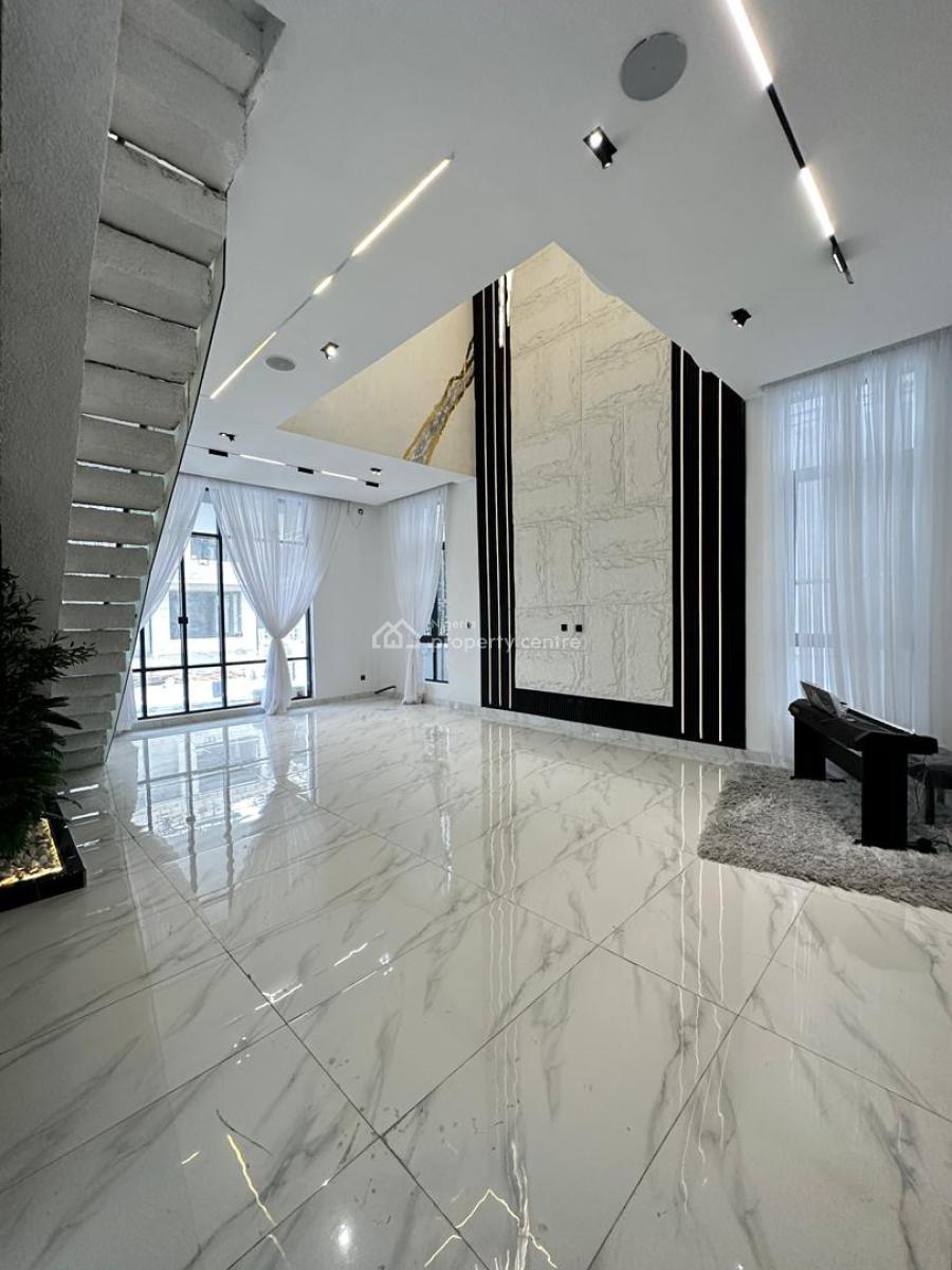 Exquisite Spacious 5 Bedroom Fully Detached Duplex with Bq and Pool, 2nd Toll Gate, Lekki, Lagos, Detached Duplex for Sale