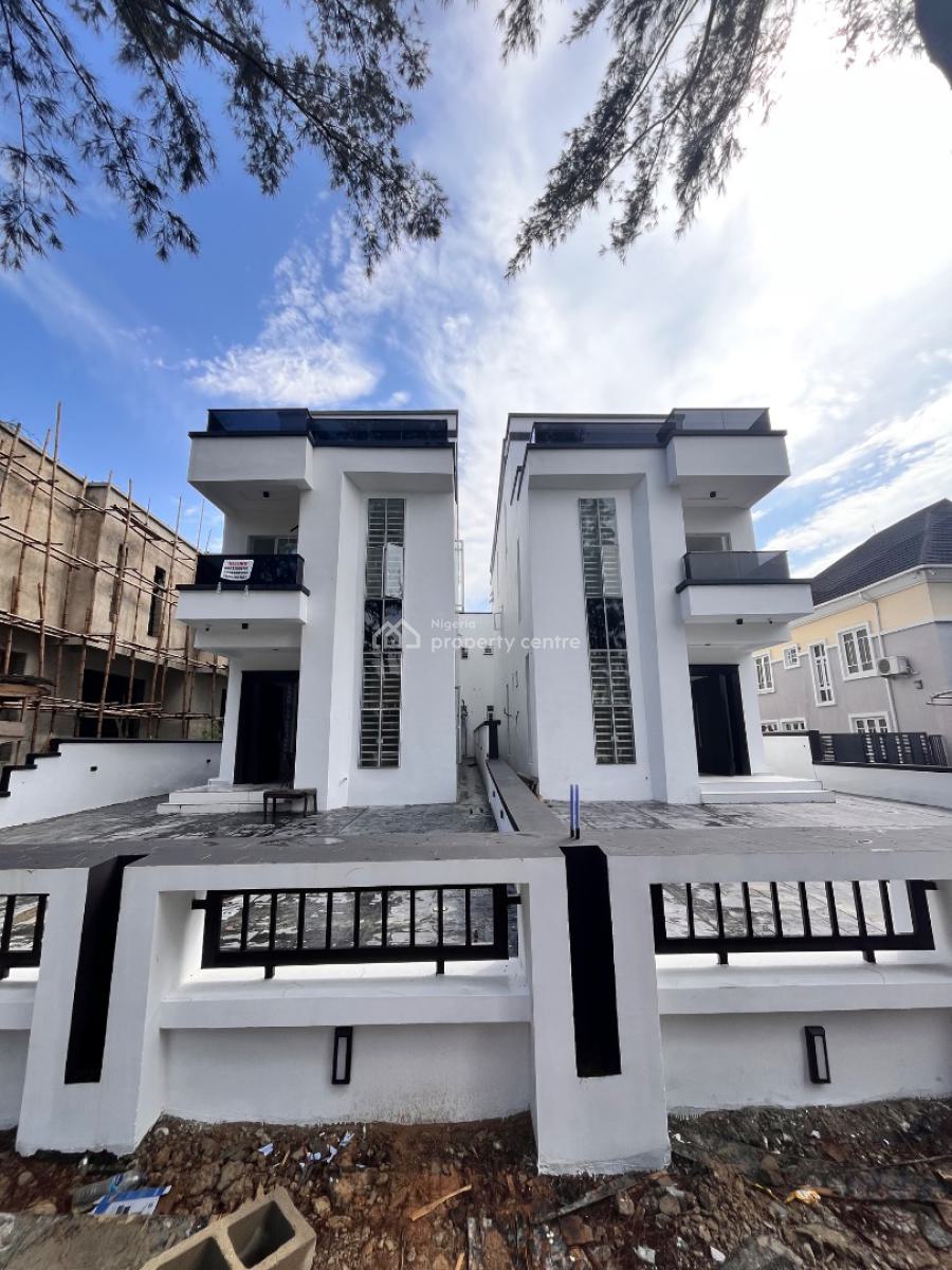 Contemporary 5 Bedroom Fully Detached Duplex with Bq & Swimming Pool, Megamound Estate, Ikota, Lekki, Lagos, Detached Duplex for Sale