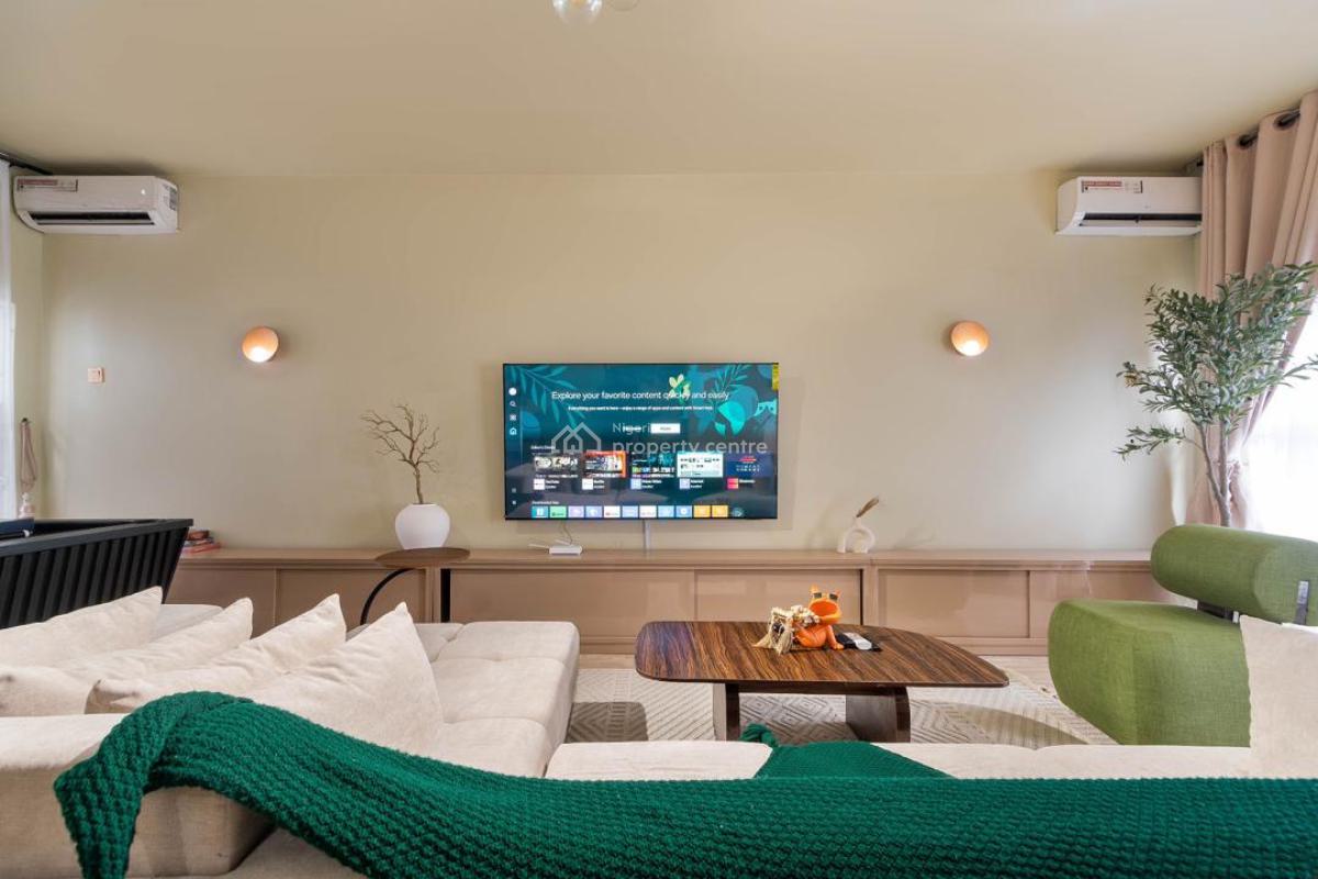 Beautiful 3 Bedroom Semi Detached Duplex Apartment with Mini Bar, Oniru, Victoria Island (vi), Lagos, Flat / Apartment Short Let