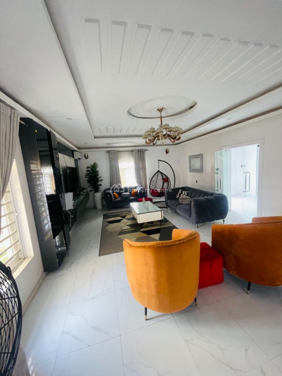 Exclusive Furnished 4 Bedroom Duplex with Ps5, Pool, Snooker, Tennis, Lagos Business School, Ajah, Lagos, Detached Duplex Short Let