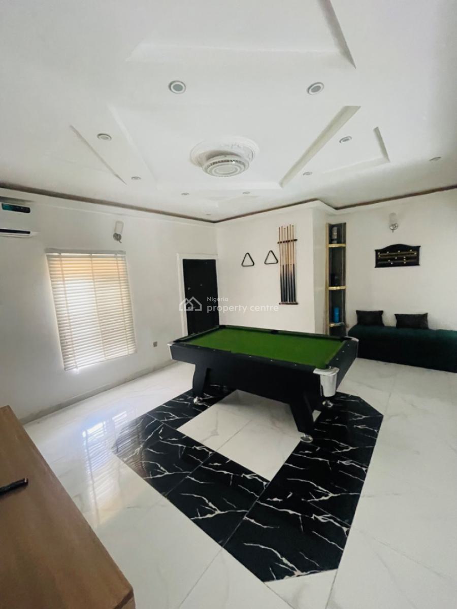 Exclusive Furnished 4 Bedroom Duplex with Ps5, Pool, Snooker, Tennis, Lagos Business School, Ajah, Lagos, Detached Duplex Short Let