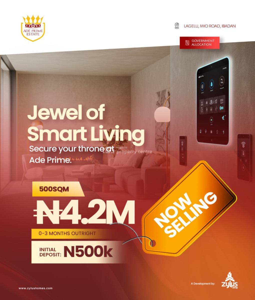 Plots of Land in a Serviced Estate, Iwo Road, Lagelu, Ibadan, Oyo, Residential Land for Sale