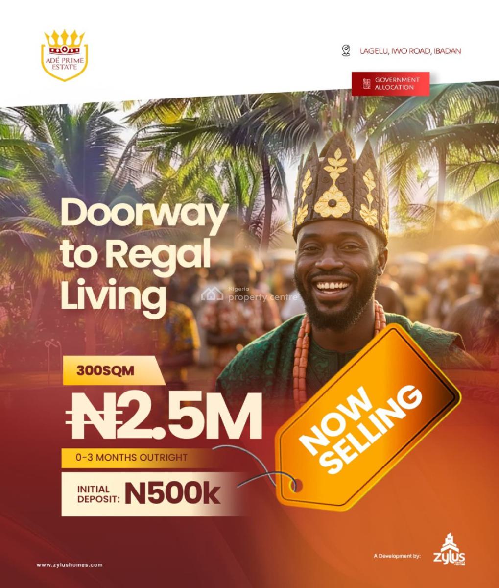 Plots of Land in a Serviced Estate, Iwo Road, Lagelu, Ibadan, Oyo, Residential Land for Sale