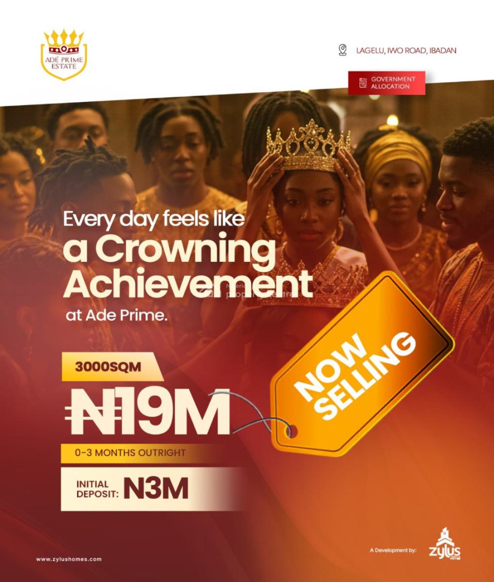 Plots of Land in a Serviced Estate, Iwo Road, Lagelu, Ibadan, Oyo, Residential Land for Sale