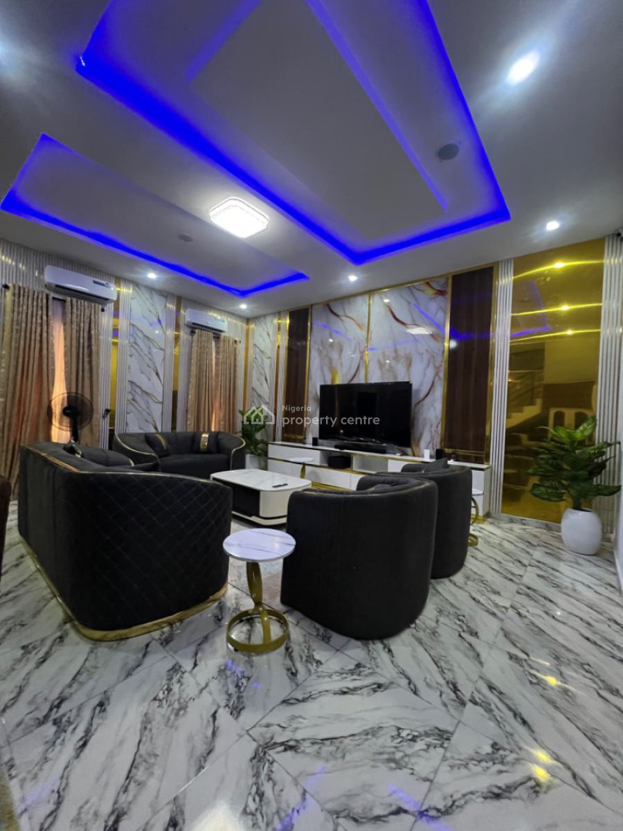 Incredible 4 Bedroom Duplex, Lagos Business School, Ajah, Lagos, Terraced Duplex Short Let