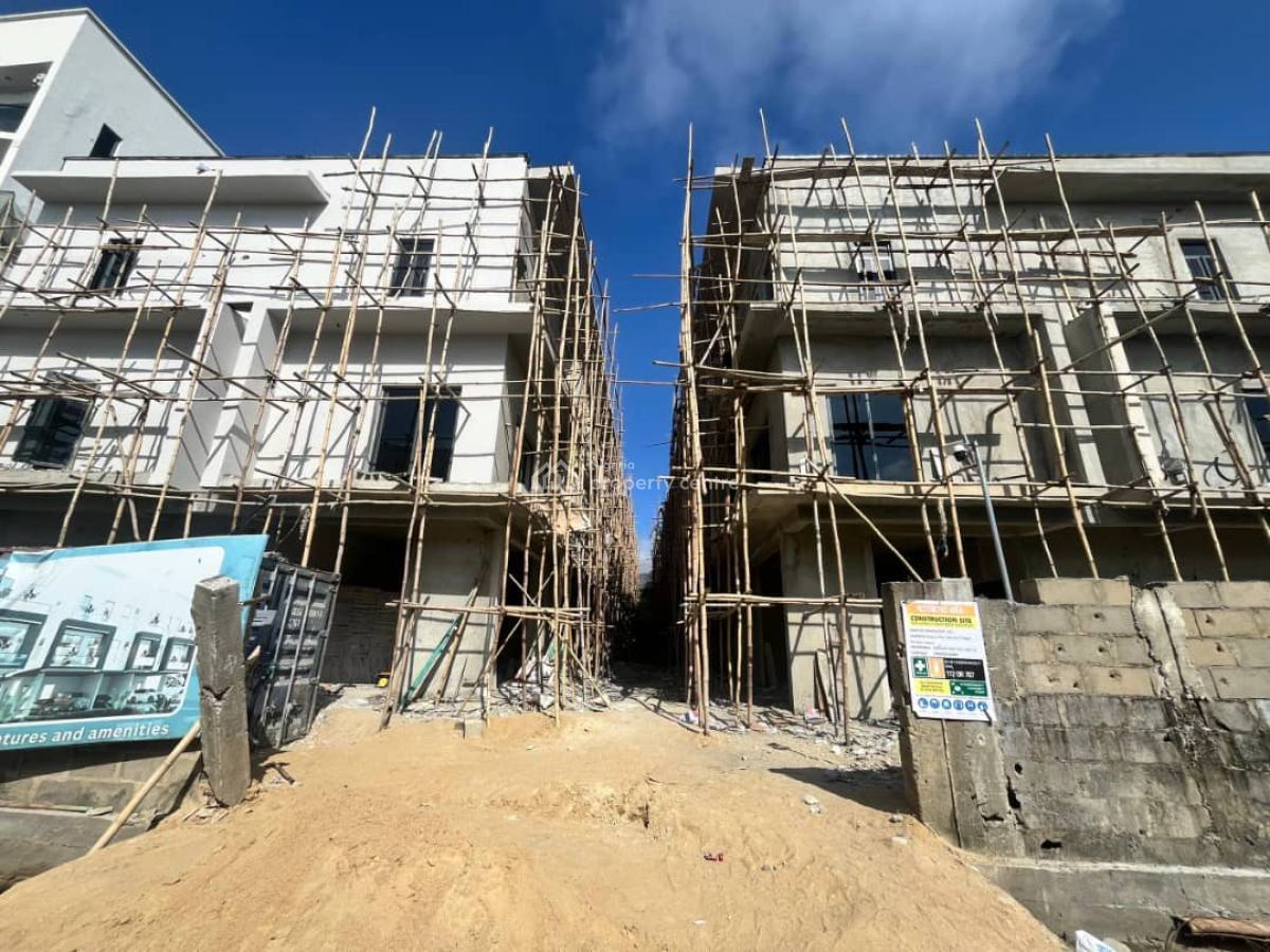 Luxury 3 Bedroom Terrace Duplex + Bq, Spg, Ologolo, Lekki, Lagos, Terraced Duplex for Sale