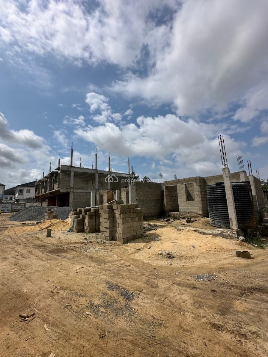 4 Bedroom Off Plan Terraced Duplex with Bq, Osapa, Lekki, Lagos, Terraced Duplex for Sale