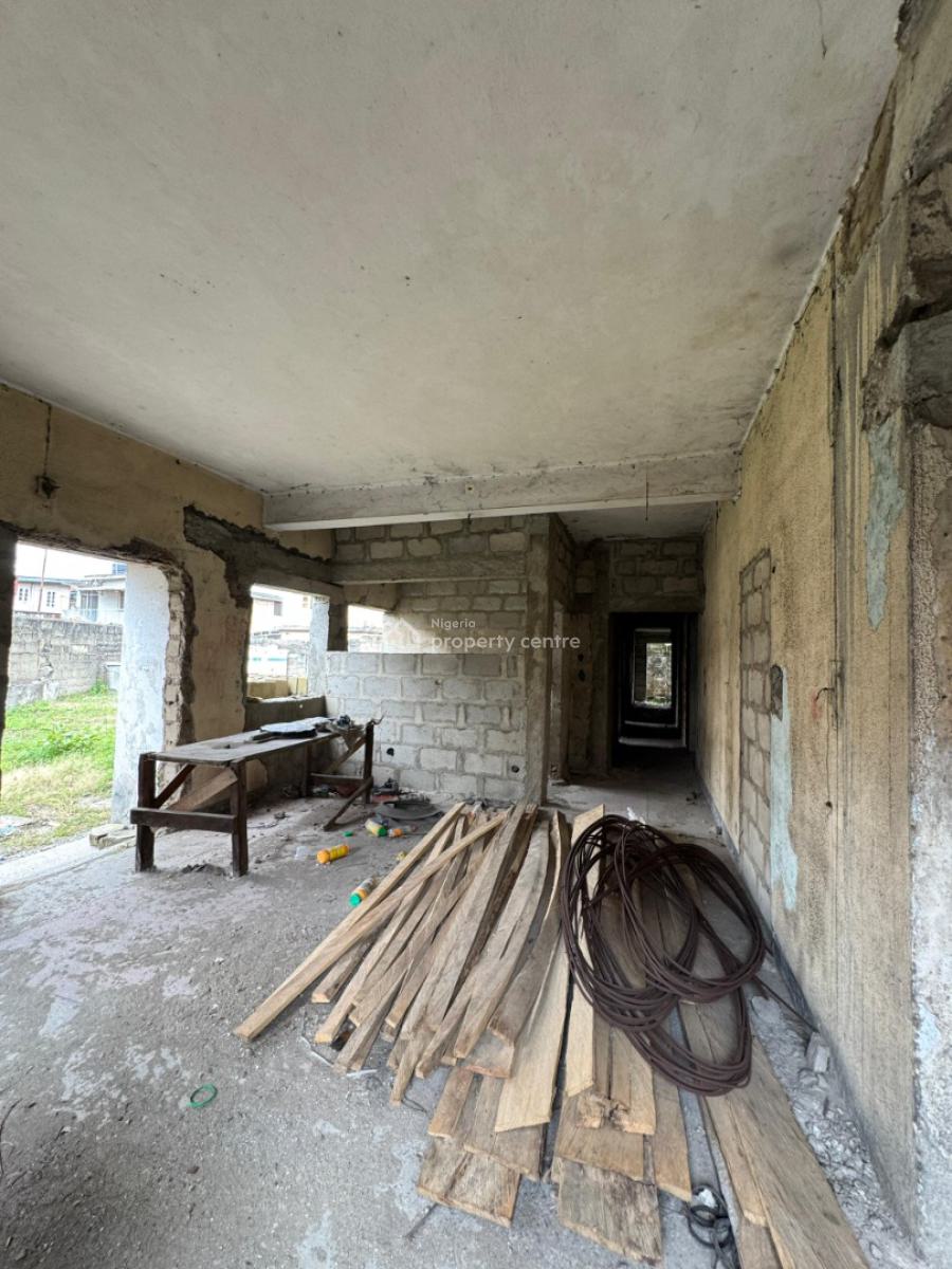 an Uncompleted Storey Building with 10 Units of Spacious Room Self Con, Off Ogunlana Drive, Surulere, Lagos, Block of Flats for Sale