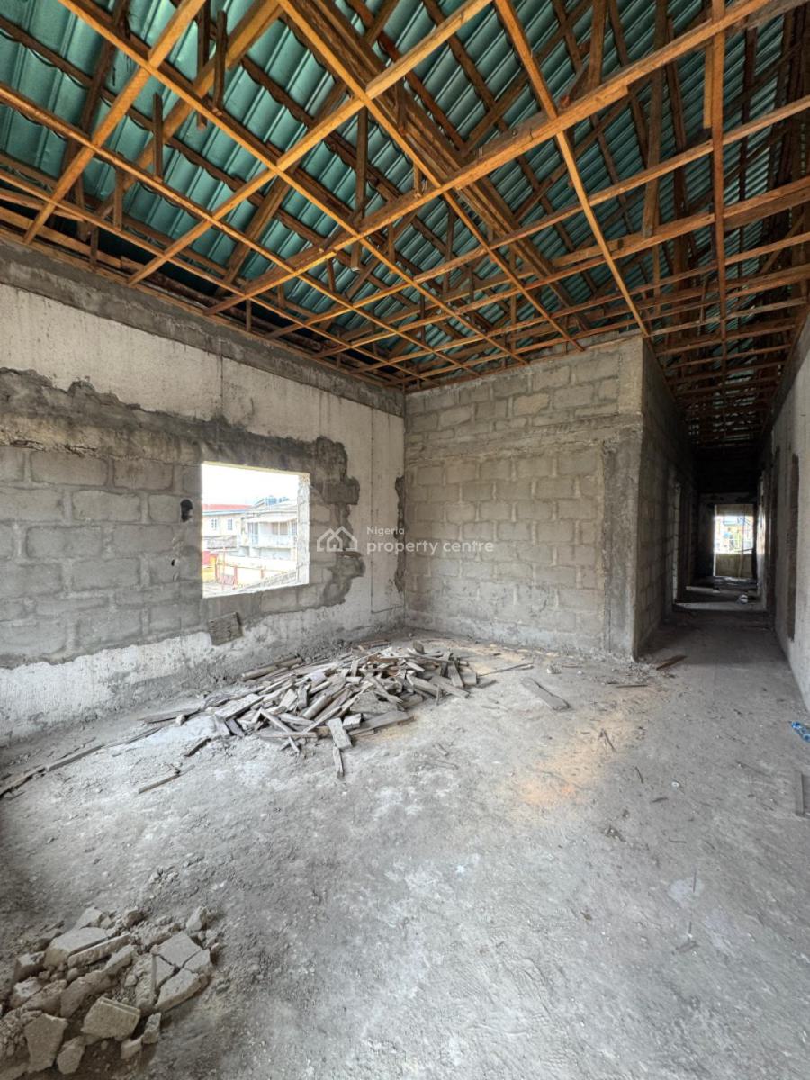 an Uncompleted Storey Building with 10 Units of Spacious Room Self Con, Off Ogunlana Drive, Surulere, Lagos, Block of Flats for Sale