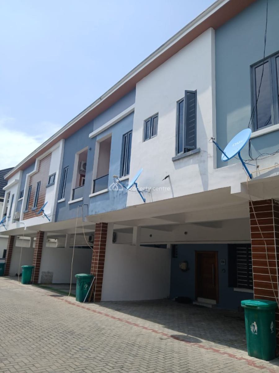 Fully Serviced & Furnished 4 Bedroom Terrace Duplex with Pool, Chevron Drive, Chevron, Lekki, Lagos, Lekki, Lagos, Terraced Duplex for Rent