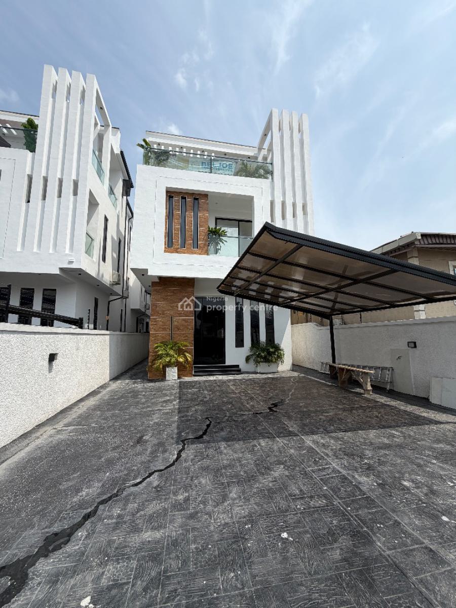 Spacious 5bedroom Fully Detached House with Pool, Idado Estate, Lekki, Lagos, Detached Duplex for Sale