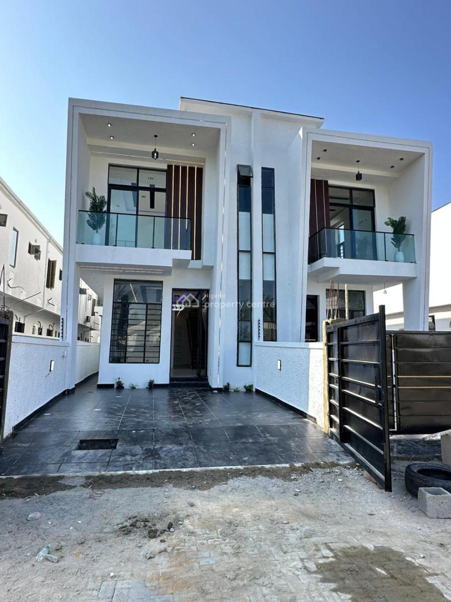 4 Bedroom Semi Detached Duplex with Bq, Ikota, Lekki, Lagos, Semi-detached Duplex for Sale