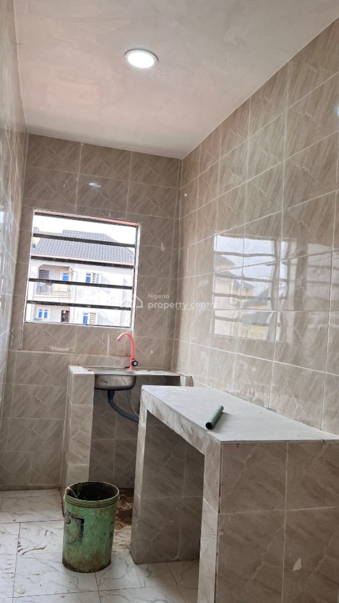 Spacious Newly Built Mini Flat with Visitors Toilet & Pop, Iwaya, Yaba, Lagos, Mini Flat (room and Parlour) for Rent