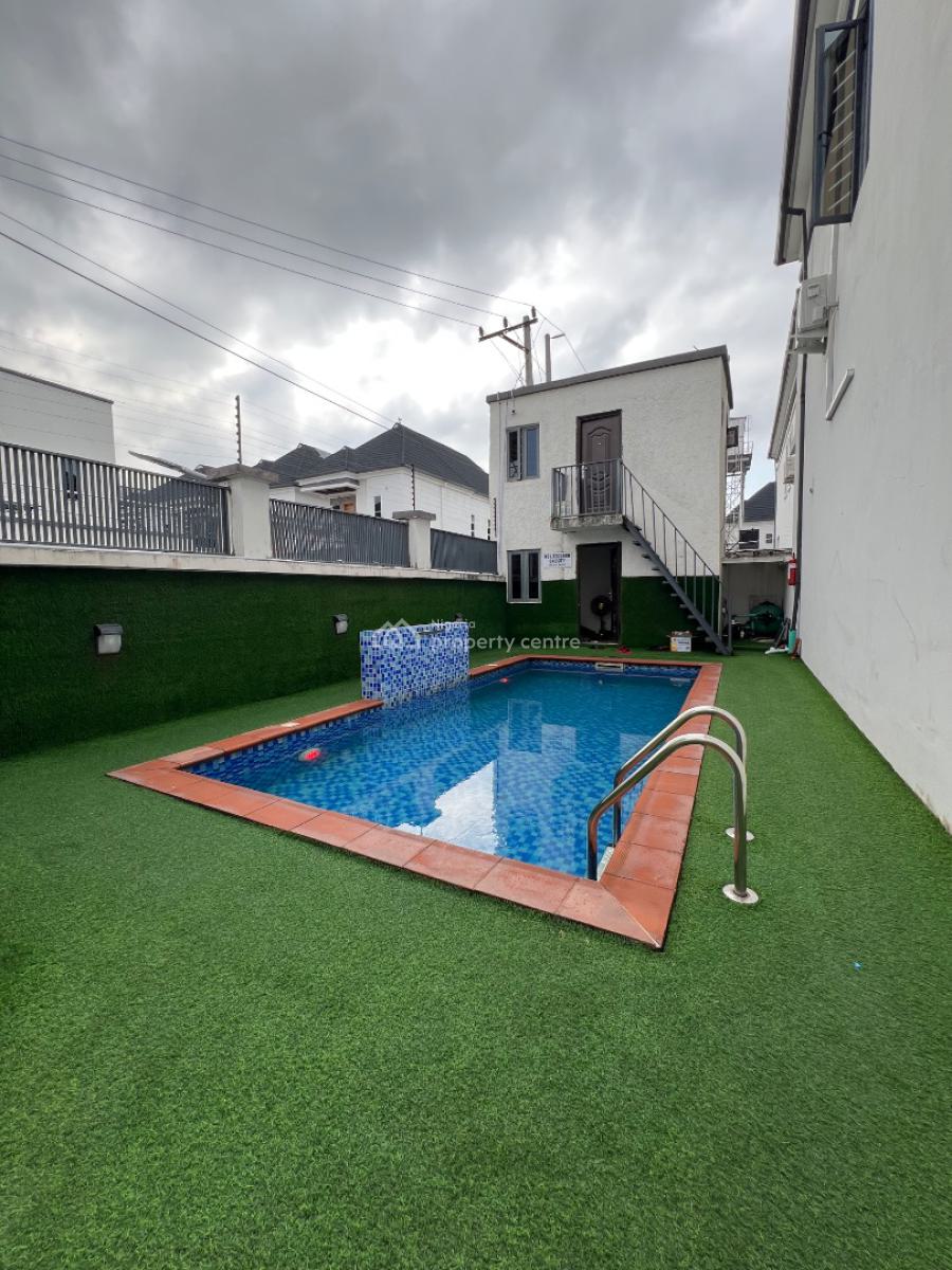 Spacious 4 Bedroom Terrace Duplex with Swimming Pool, Vgc, Ikota, Lekki, Lagos, Terraced Duplex for Rent