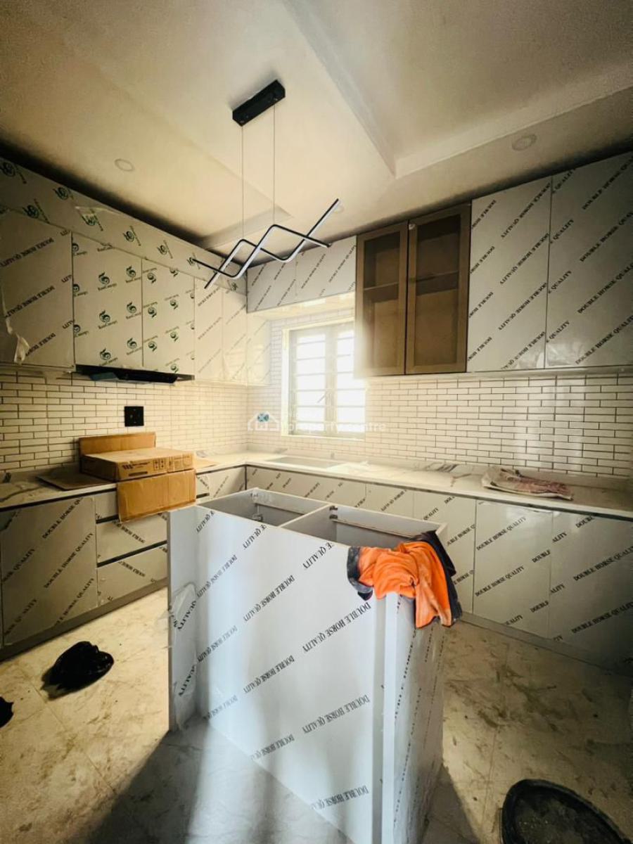 Contemporary Built 4 Bedroom Terrace Duplex Plus Bq, Stunningly Designed Home with Bq in a Secured Estate, Off Wemco Rd, Ikeja, Lagos, Terraced Duplex for Sale